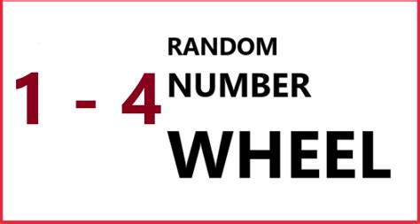 random number 1-4|random draw 1 to 4.